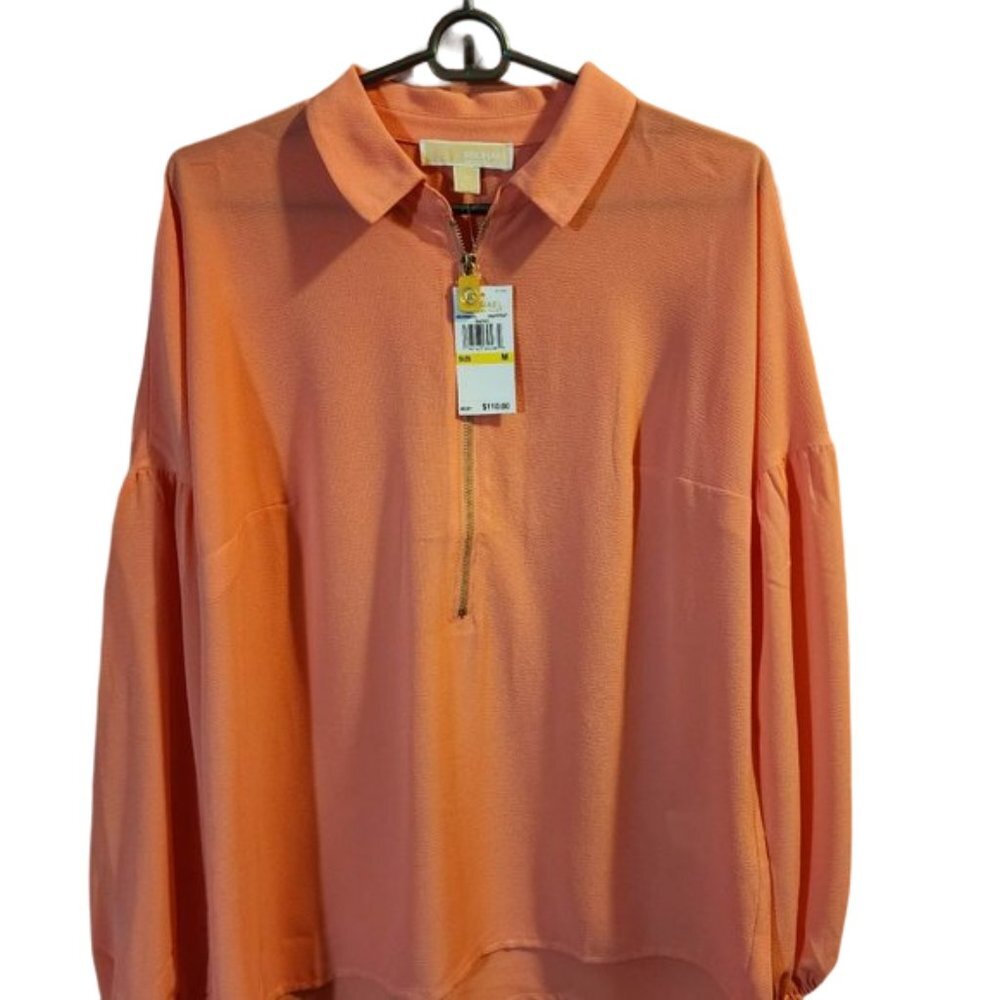 NWT Michael Kors Long Sleeve in Grapefruit - Picture 1 of 4
